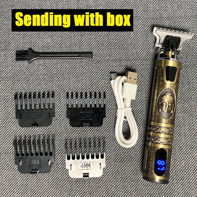 Electric Hair Clipper Oil head Electric hair Clipper LCD Display