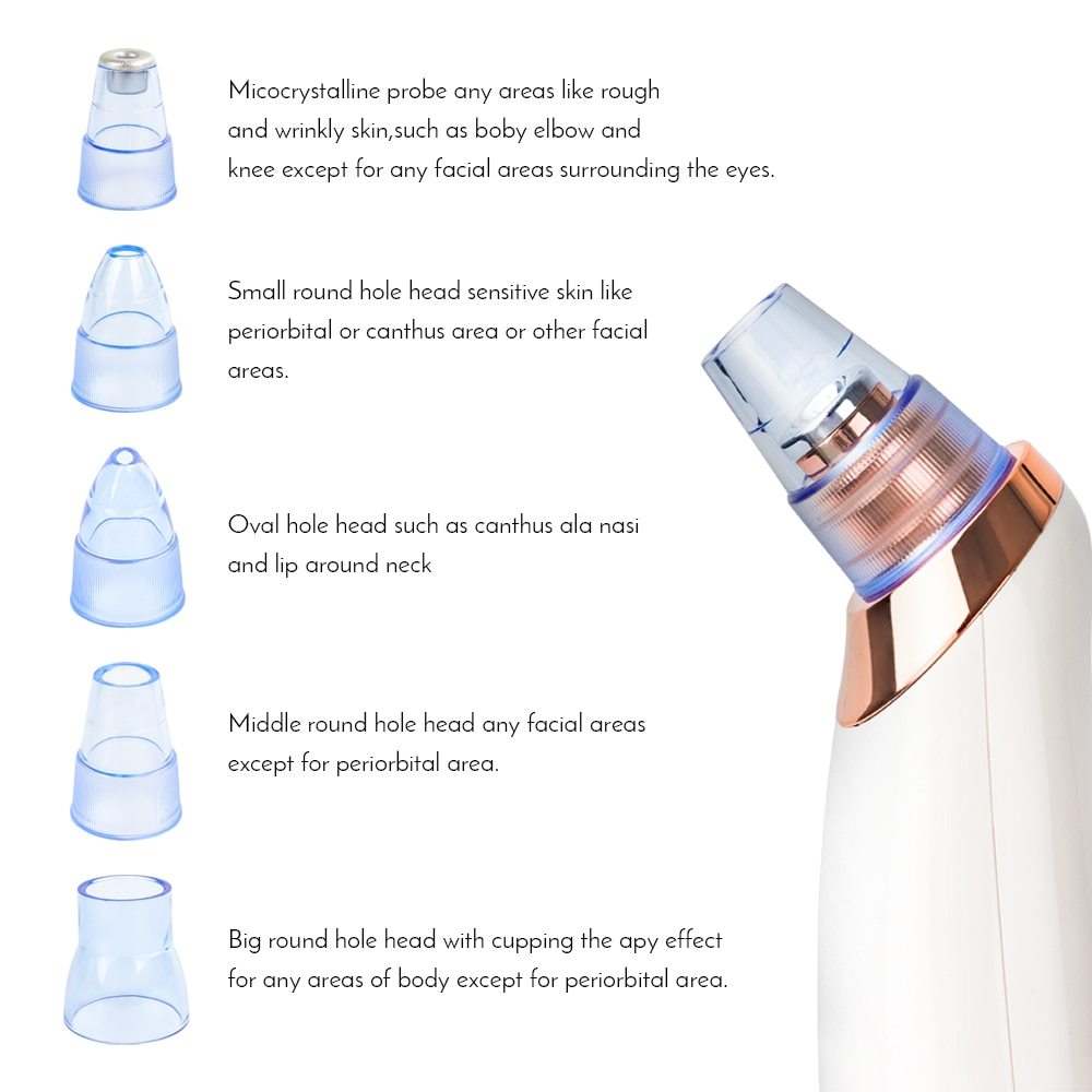 Blackhead instrument pore cleaner to blackhead